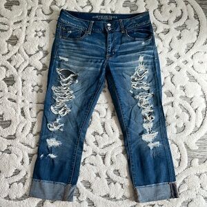 American Eagle Artist crop super super stretch 12
